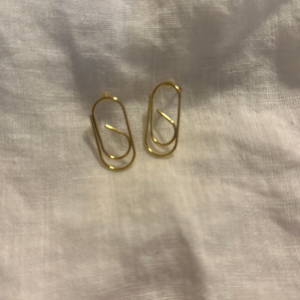 Paper Clip Earrings